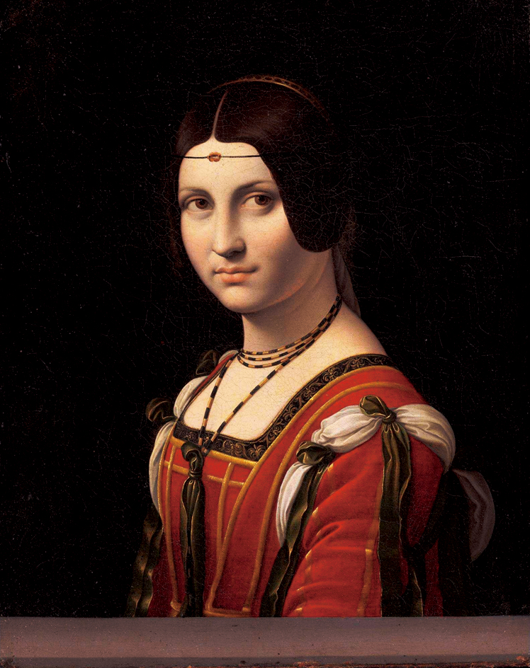   列奥纳多·迪·皮耶罗·达·芬奇 Leonardo di ser Piero da Vinci——拉·贝尔·费罗尼耶的肖像